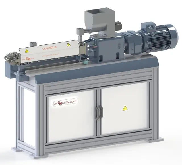 LABORATUVAR TİPİ 20 MM 44:1 L/D ÇİFT VİDALI EXTRUDER